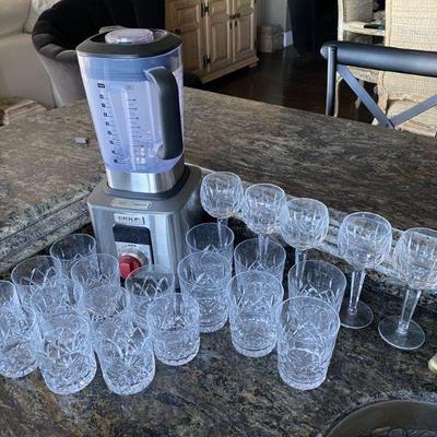 WOLF mixed with misc cut class barware.