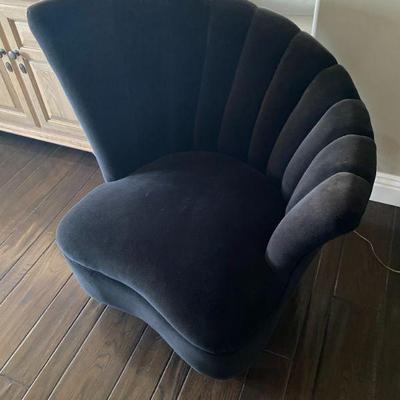VLADIMIR KAGAN influence art deco pair of chairs.