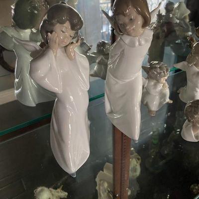 LLADRO angel figurines.