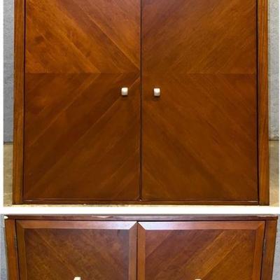 2 Piece Entertainment Center With Hiding Doors And Media Storage2 Piece Entertainment Center With Hiding Doors And Media Storage