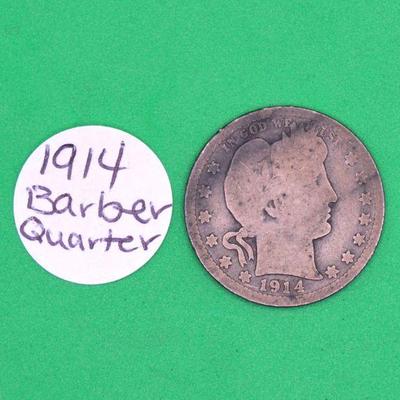 1914 Barber Quarter