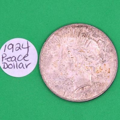 1924 Peace Dollar 
