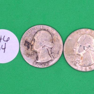90% Silver Washington Quarters 