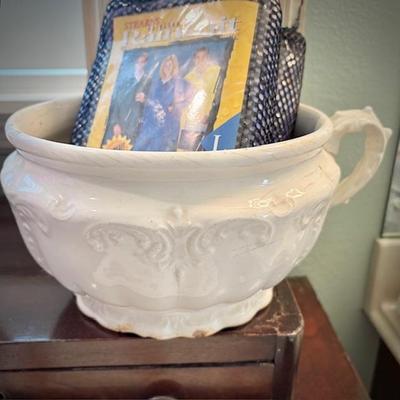 Antique bedside commode