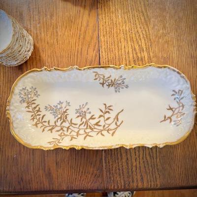 Limoges France tray and small plates