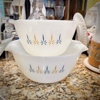 Fire King mixing bowls