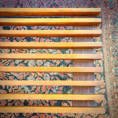 MCM George Nelson-style slatted bench/coffee table