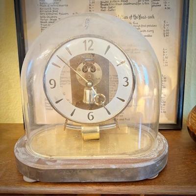 Antique Kieninger & Obergfell brass clock