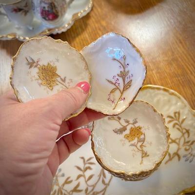 Limoges France tray and small plates