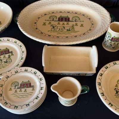 Homestead Provincial Poppy trail Dishes
