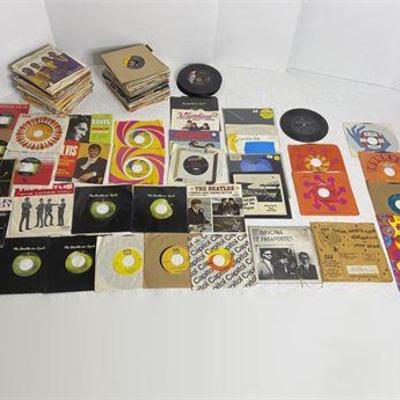 Large Vinyl 45's Record Collection (The Beatles, The Who, Genesis & More) .jpg