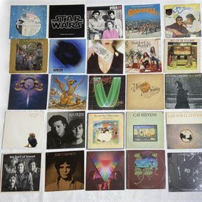 25 Vinyl LP Collection (Yes, Tears for Fears, Ambrosia, Star Wars & More) .jpg