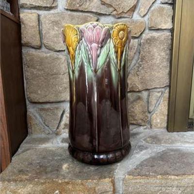Weller Pottery Umbrella Stand .jpg