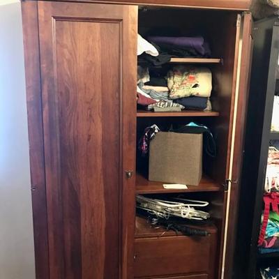 Durham Furniture armoire/chest of drawers $395
36 X 22 X 74"