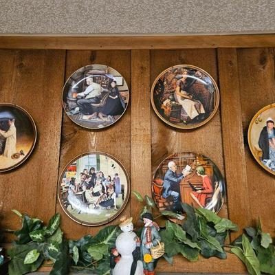 Norman Rockwell collector plates 