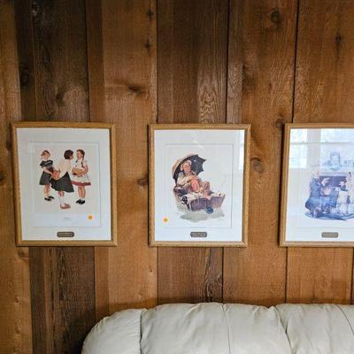 Norman Rockwell framed prints