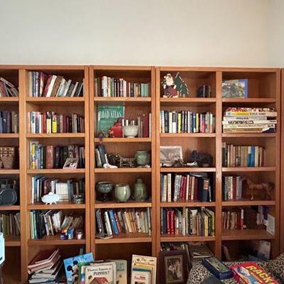 Bookshelves NOT for sale