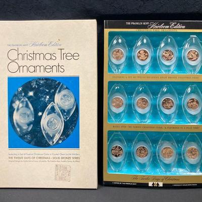 Ct699 franklin mint heirloom edition christmas tree ornaments