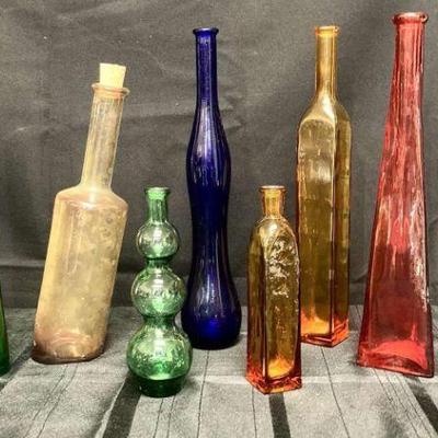 Ct672 funky colorful vases