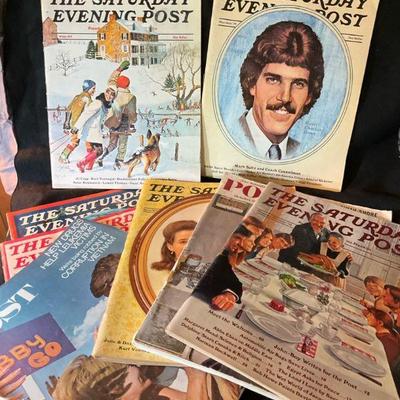 50 s and 70’s saturday evening post magazines