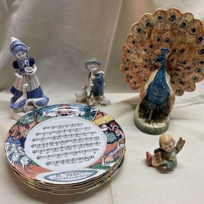 Sarreguemines pottery chansons et rondes de france” & other
