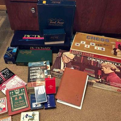 Cards and board games