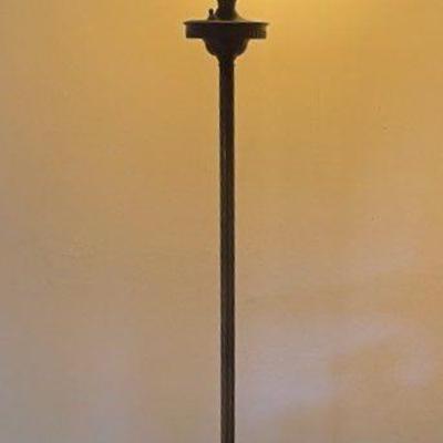 Cinyage floor lamp with glass shade