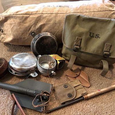 1943 us army musette bag other militaria