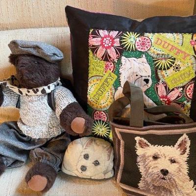 Dogs and bear collectibles
