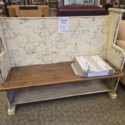 Vintage church pew - NOW $165!
