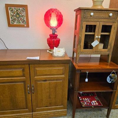 Vintage sewing cabinet with VIKING machine! 