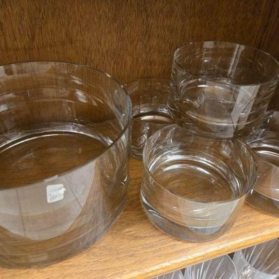 Modern polish glass salad set: Now $39!