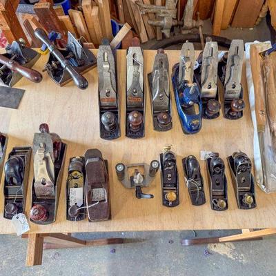Some of the tools to be sorted into over 250 auction lots