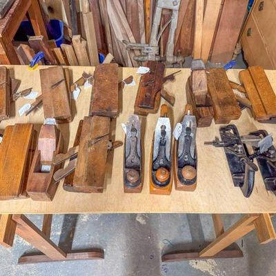 Some of the tools to be sorted into over 250 auction lots