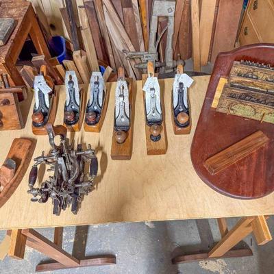 Some of the tools to be sorted into over 250 auction lots