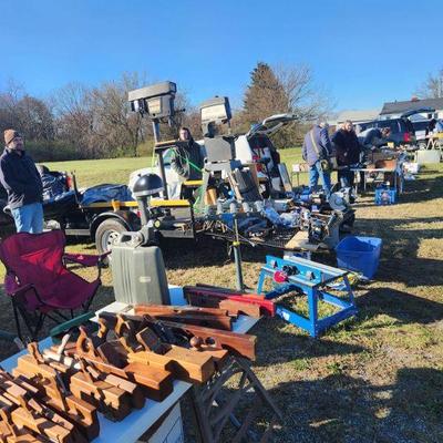 All types of vintage tools and artisan machinery