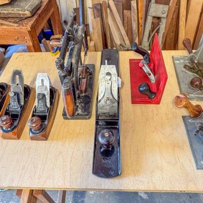 Some of the tools to be sorted into over 250 auction lots