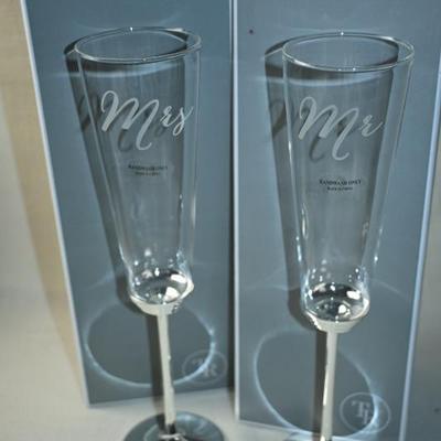 Mr. & Mrs. Champagne Glass