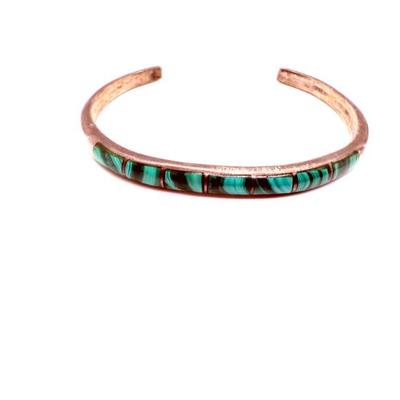Malchite Green Sterling Bracelet