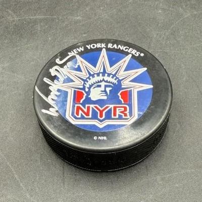 Autographed Hockey Puck