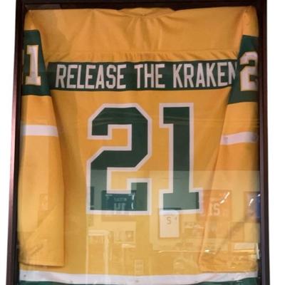 Release the Kracken pre-game Jersey!! Hockey 