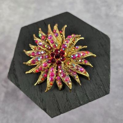 pink brooch