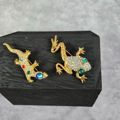 Frog and lizzard