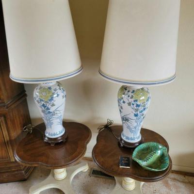 Darling side tables with lamps