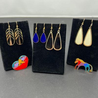 Laurel Burch Designer Earrings & Pins