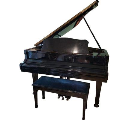Sherman Clay Ebony Baby Grand Piano