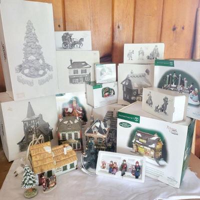 1990's to 2000's Christmas Village - Dicken's, Department 56	