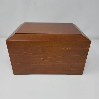 New Wooden Keepsake Urn Ash Box