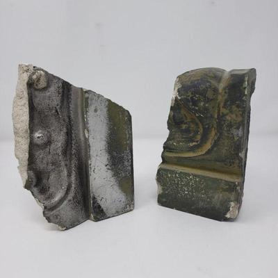 Cytadela Park, Poznan Poland - Stone Wall Artifact Bookends