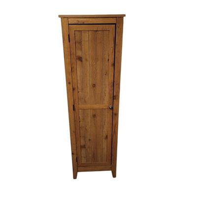 Tall Wood Storage Cabinet